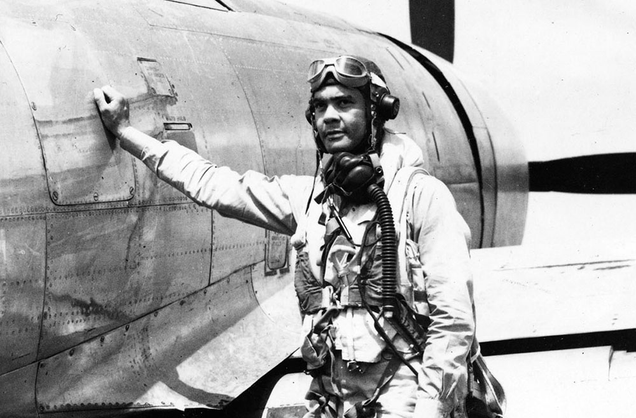 Lt. Col. Benjamin O. Davis, the first commander of the 99th Pursuit Squadron. Davis retired from the Air Force in 1970 at the rank of four-star general, the first African American general officer in the US Air Force. (US Air Force)